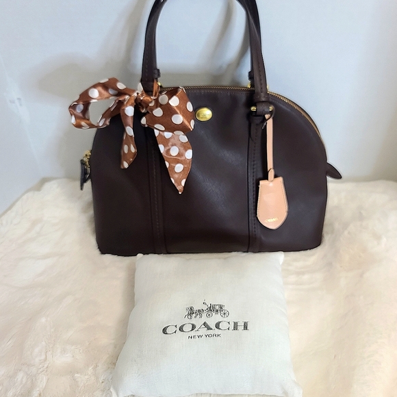Coach PEYTON Shoulder Bag,keyphobe Handmade Pillow And twilly - Picture 1 of 16
